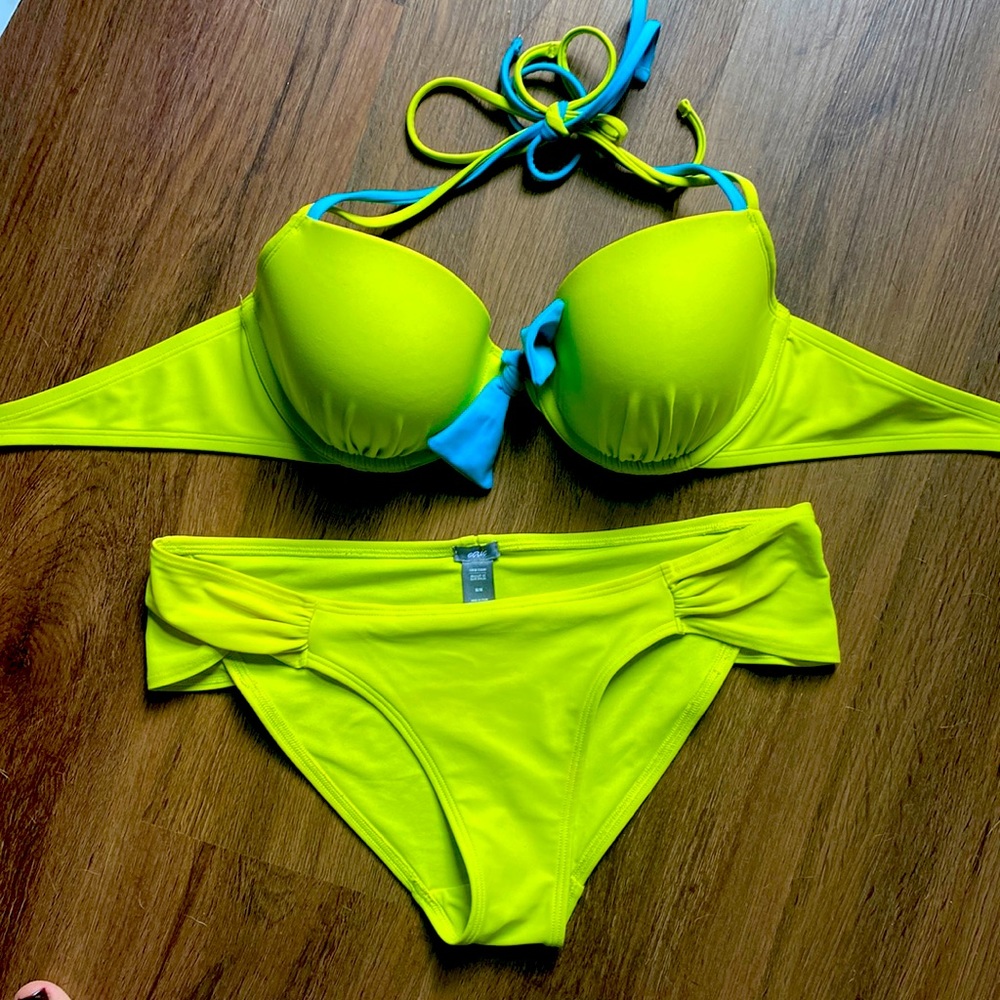Lime green Bikini!